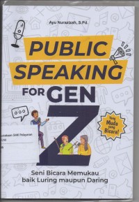 Image of Public Speaking For Gen Z